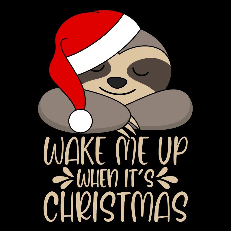 Wake me up when it's Christmas sloth