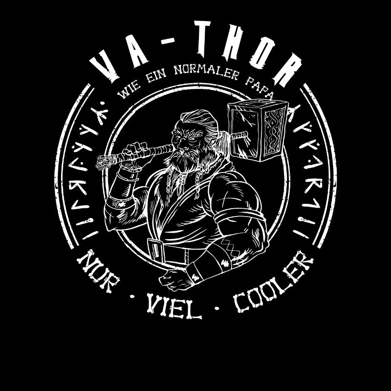 Vathor Vatertagsgeschenk Cooler Papa Vater Va-Thor