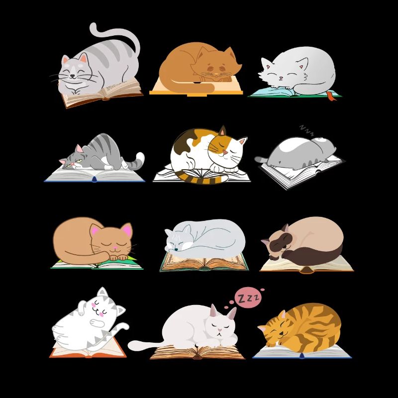 Collection de chats de lecture
