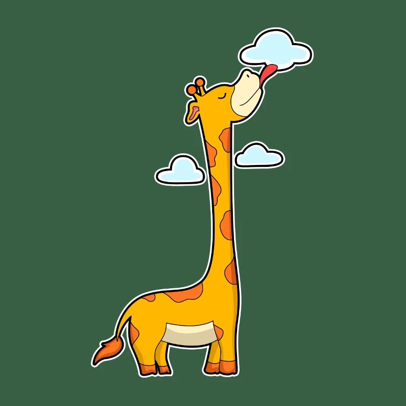Giraffe Clouds