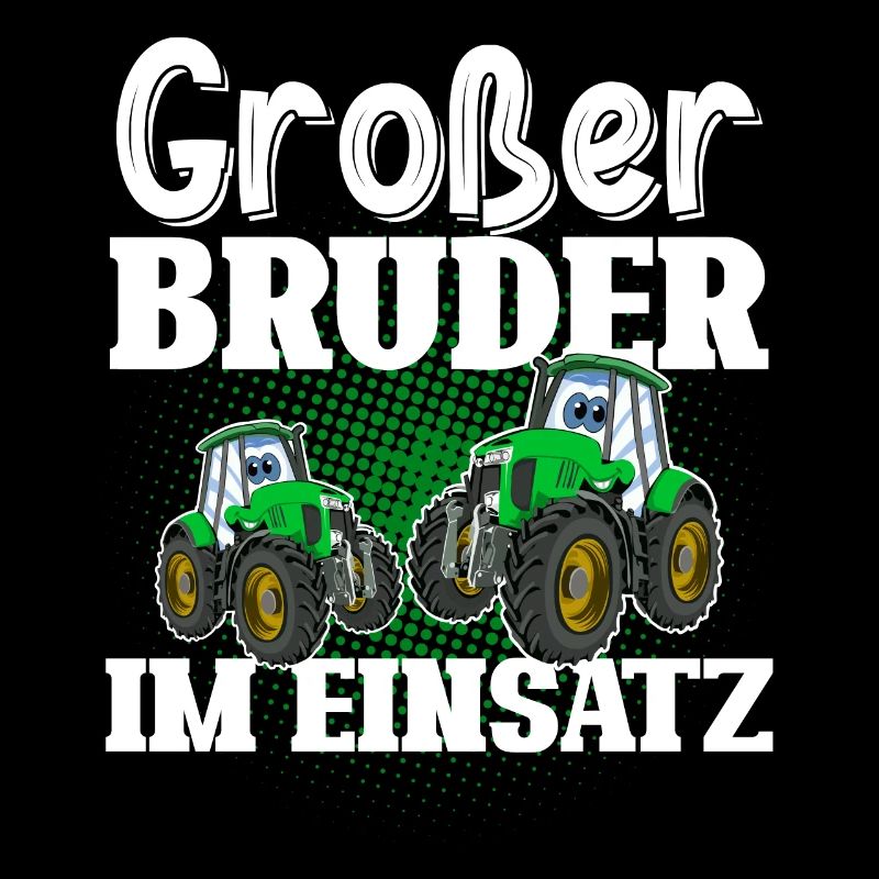 Großer Bruder Im Einsatz Traktor Landwirt