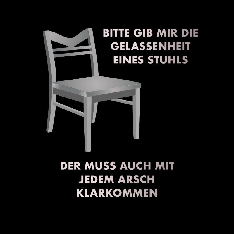 Gelassenheit eines Stuhls