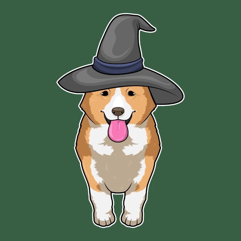 Corgi Witch