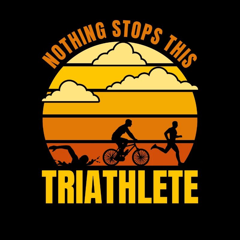 Motivierendes Triathlet Spruch