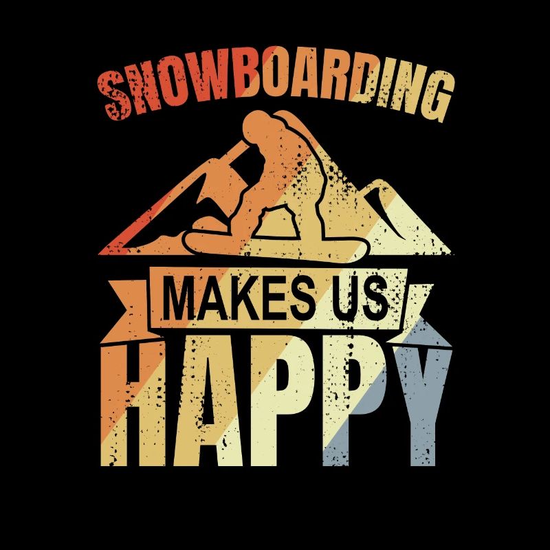 Vintage Snowboarder