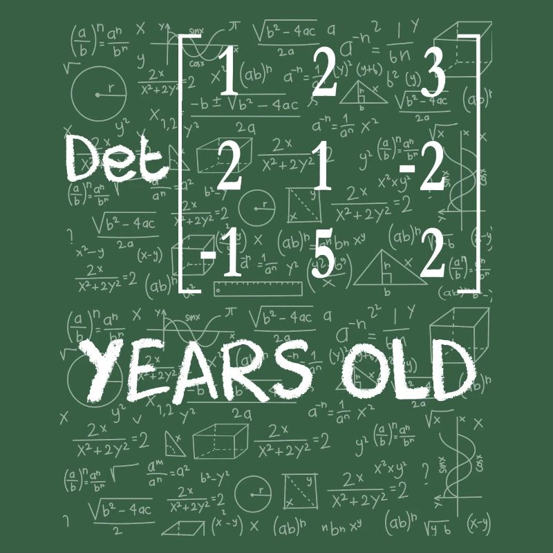 41st birthday 41 years matrix determinant