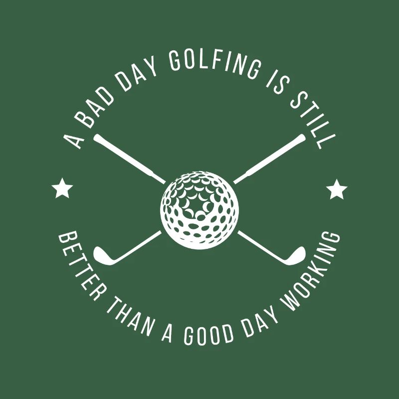 Funny Golfing Work Quote