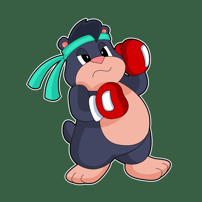 Boxeur Mole Boxer Gants de boxe Boxe Boxe