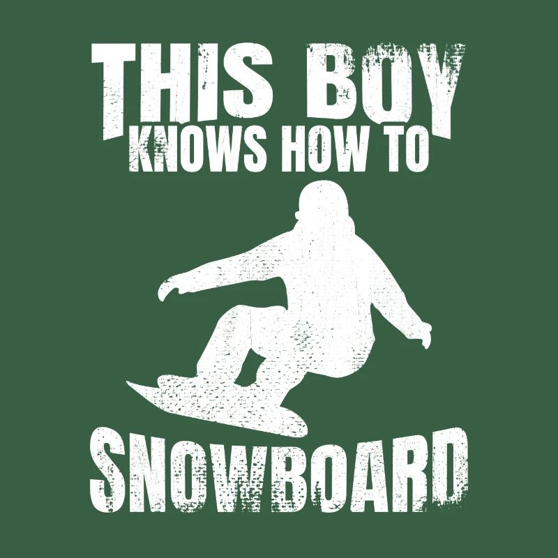 Garçon de snowboard