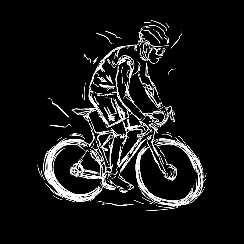 Radfahrer Zeichnung