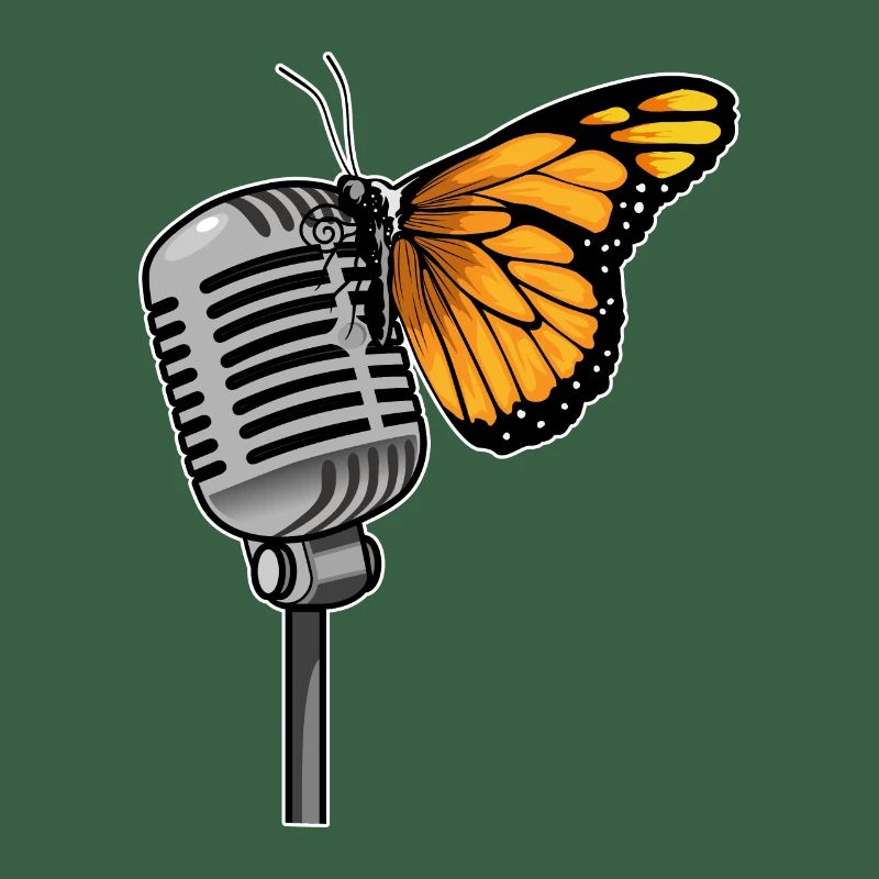 Chant papillon Chant au micro