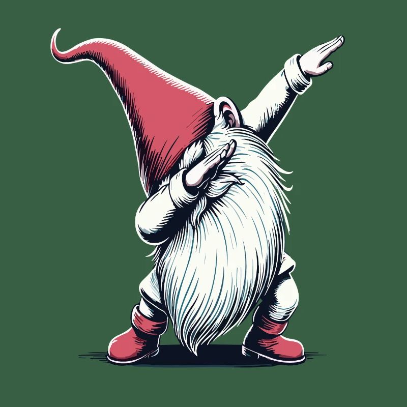 Dabbing Wichtel Dab Nikolaus