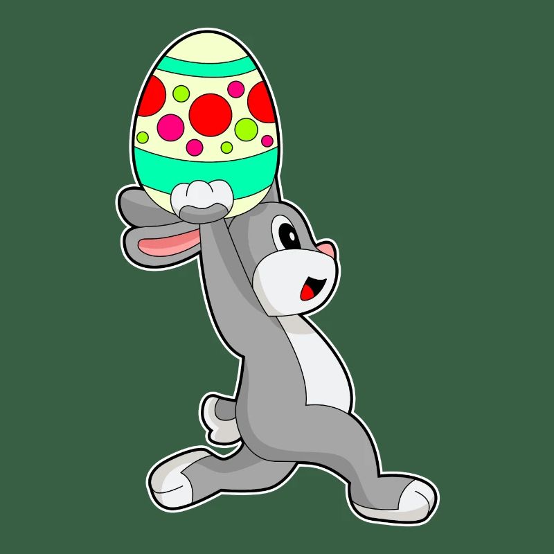 Bunny Easter Jogging