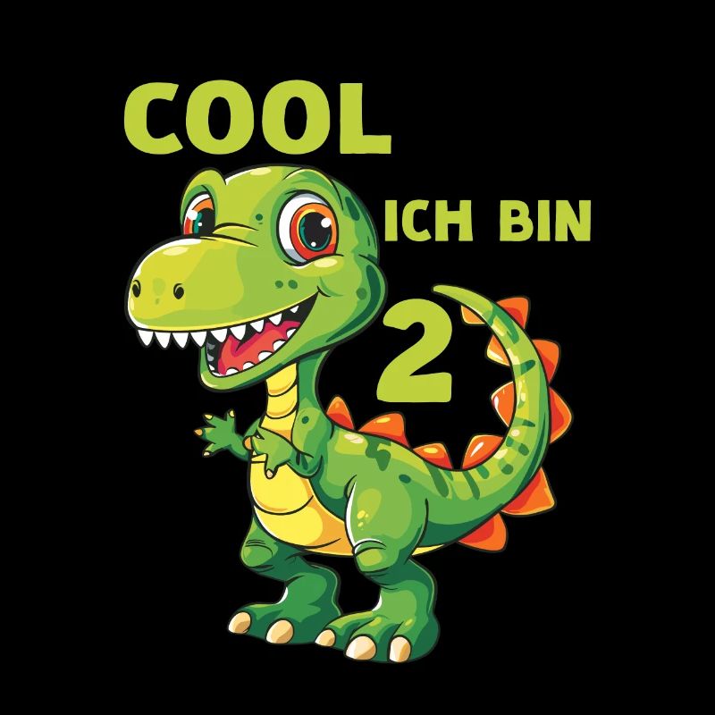 Dinosaurier 2 Geburtstag Dino 2 Jahre Spruch