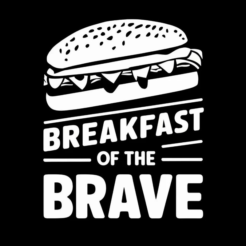 Petit-déjeuner Sandwich Petit-déjeuner des braves