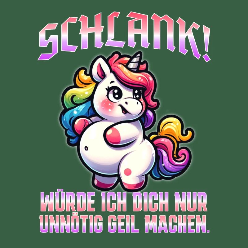 Schlank & Selbstbewusst: Ironisches Statement