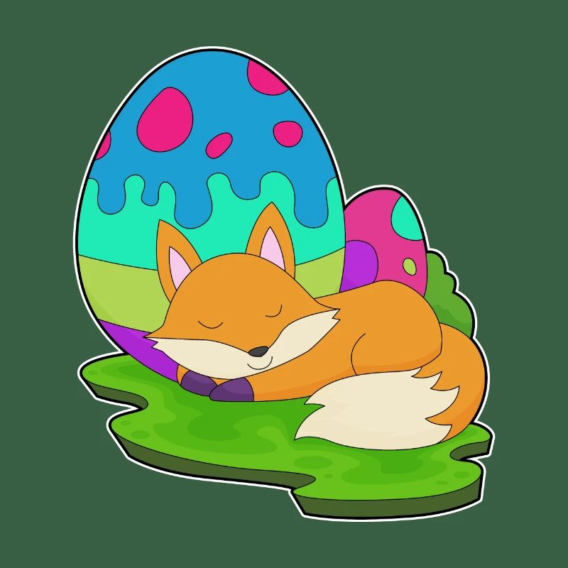 Fox Easter Easter Eggs