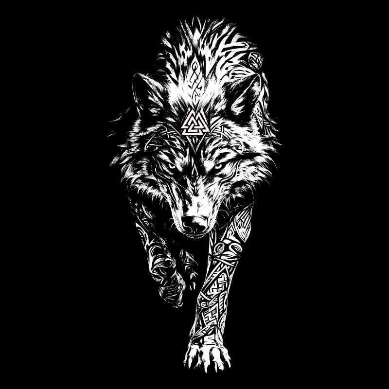 Wolf Norse Mythology Germanic Vikings Norse