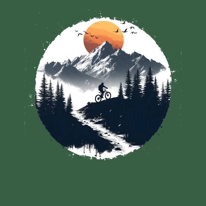 Illustration de cycliste