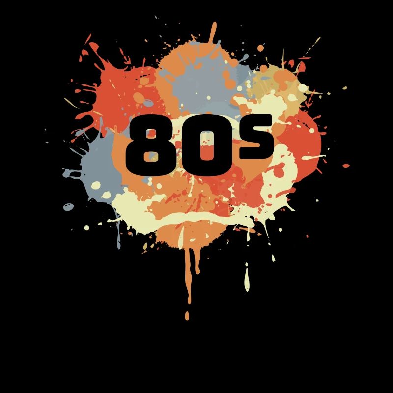 80er Jahre Farbe Graffiti
