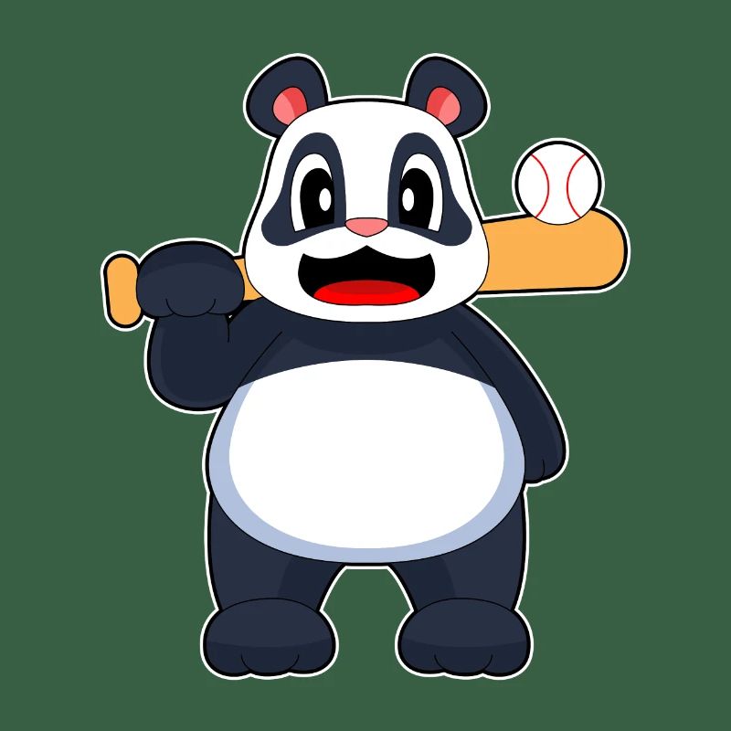 Panda Baseball Batte de baseball