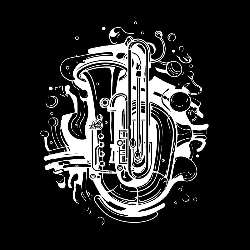 Tuba style dessin animé
