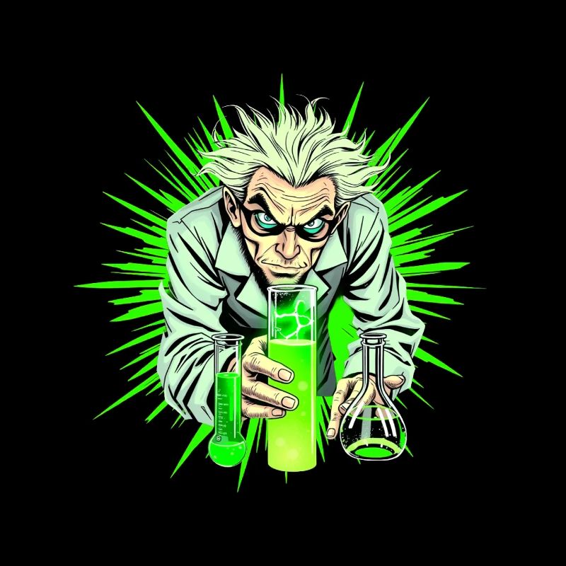 Mad Scientist Chemist Laboratory Cool