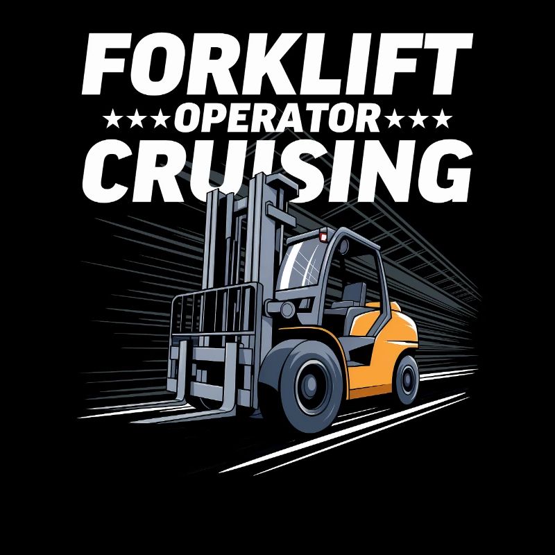 Gabelstaplerfahrer Lagerlogistik Stapler Humor