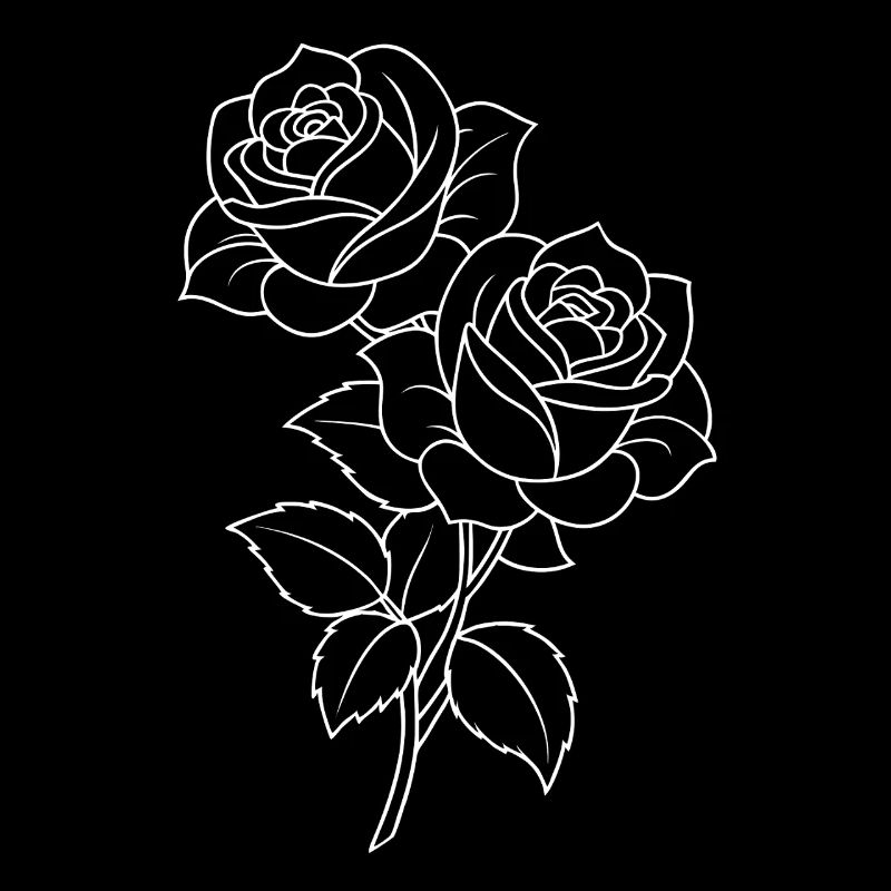 Rosen - Blumen - Blüten - Spruch