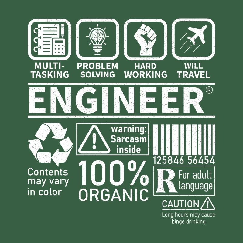 engineer multitasking problem solving hard working