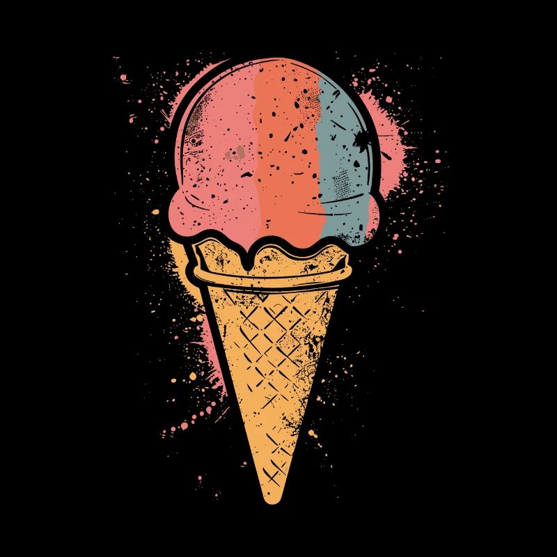 Retro Eiscreme