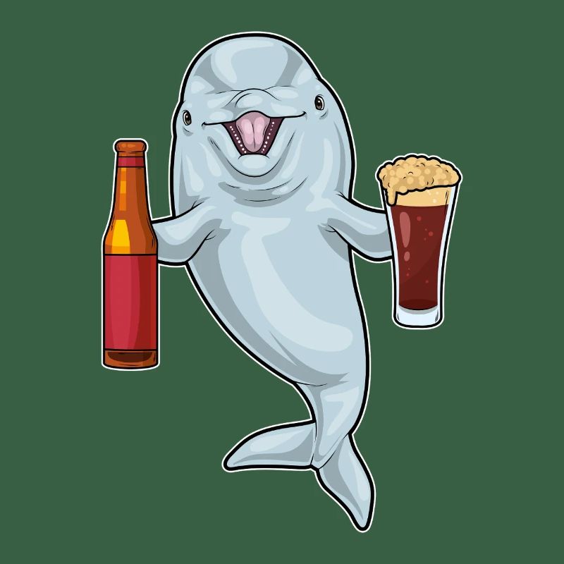 Bouteille de bière Dolphin