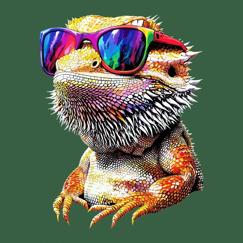 Bartagame Echse Bearded Dragon Süße Bartagamen