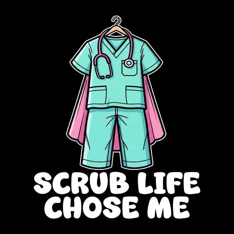 SCRUB LIFE CHOSE ME - NURSE GIFT