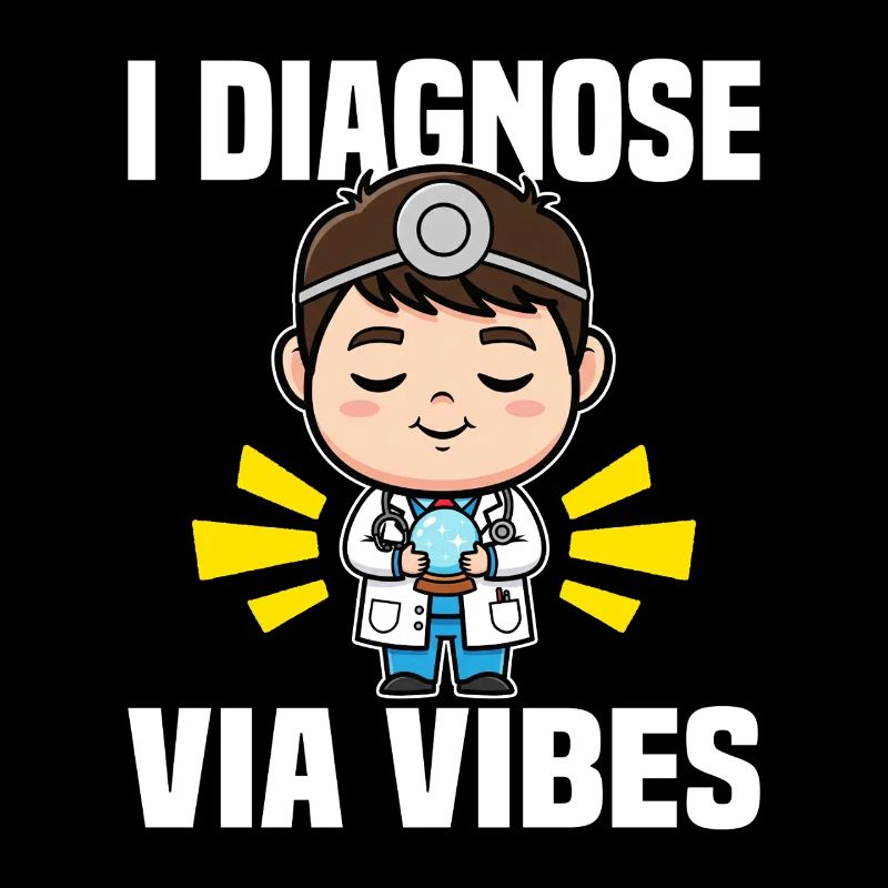 I DIAGNOSE VIA VIBES - DOCTOR GIFT