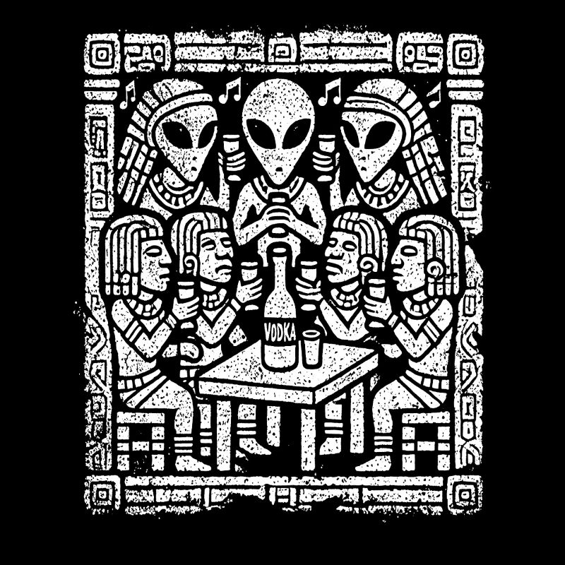 Scène culinaire extraterrestre extraterrestre
