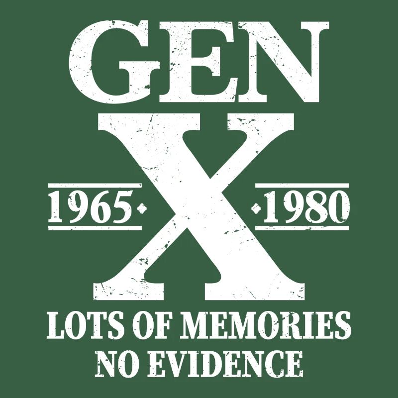 Gen X beaucoup de souvenirs, aucune preuve