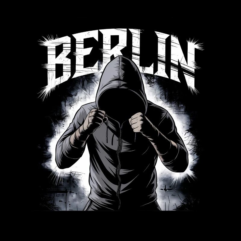 Graffiti-Style Berlin Stadtbild