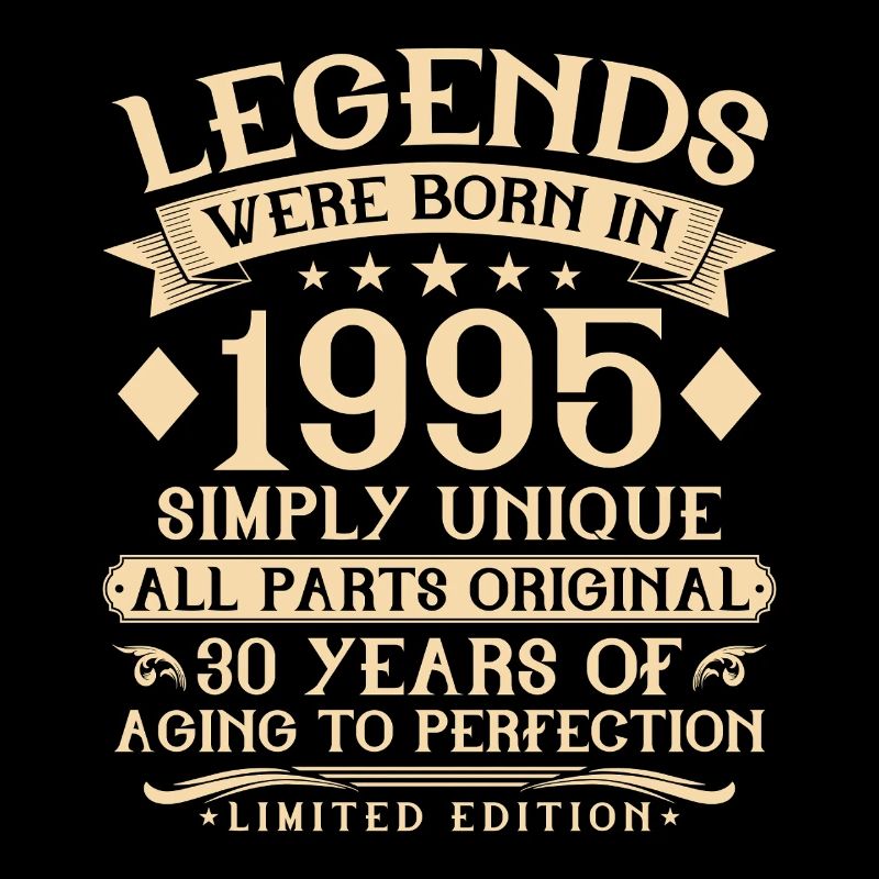 30e anniversaire de naissance : 1995 - 30 ans