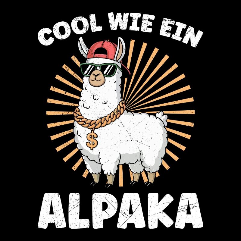 Éventail d’alpaga COOL COMME UN LAMA D’ALPAGA Drôle
