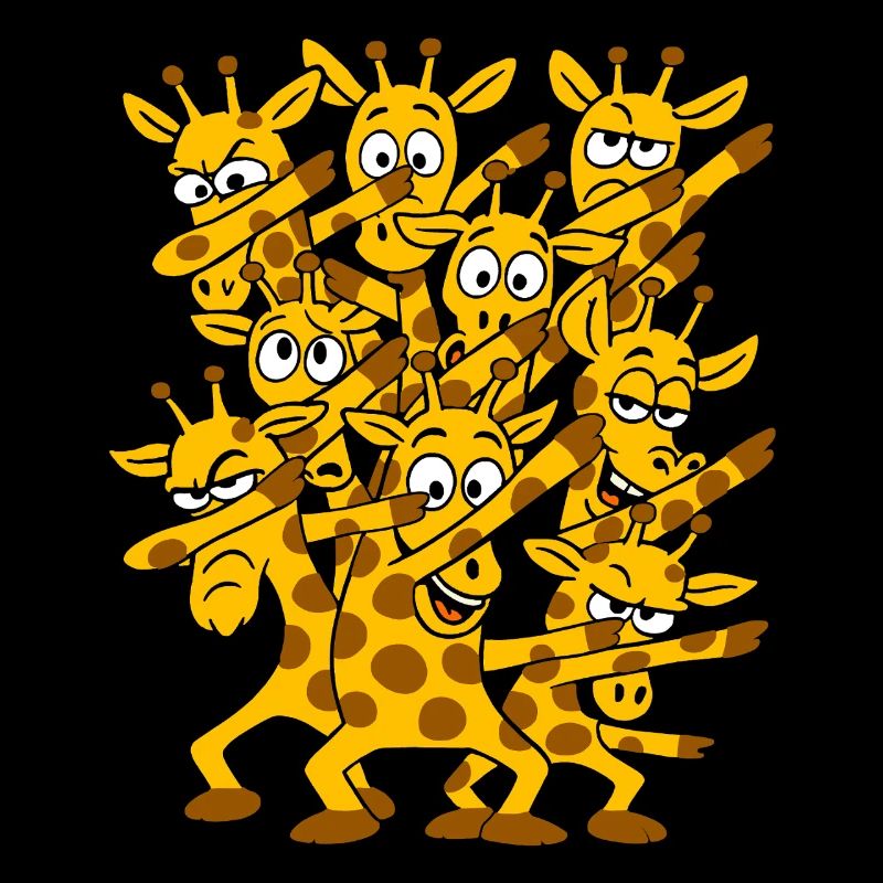 Dabbing Girafes dansantes