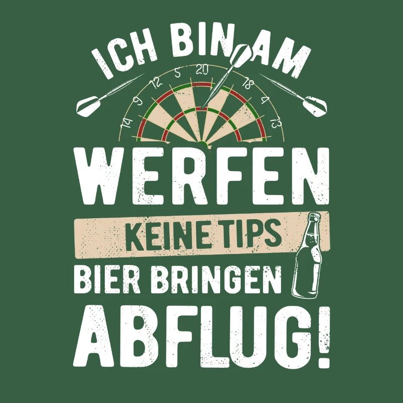 Darts - Ich bin am Werfen, keine Tips Bier bringen