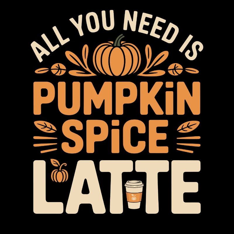 Pumpkin Autumn Pumpkin Spice Latte