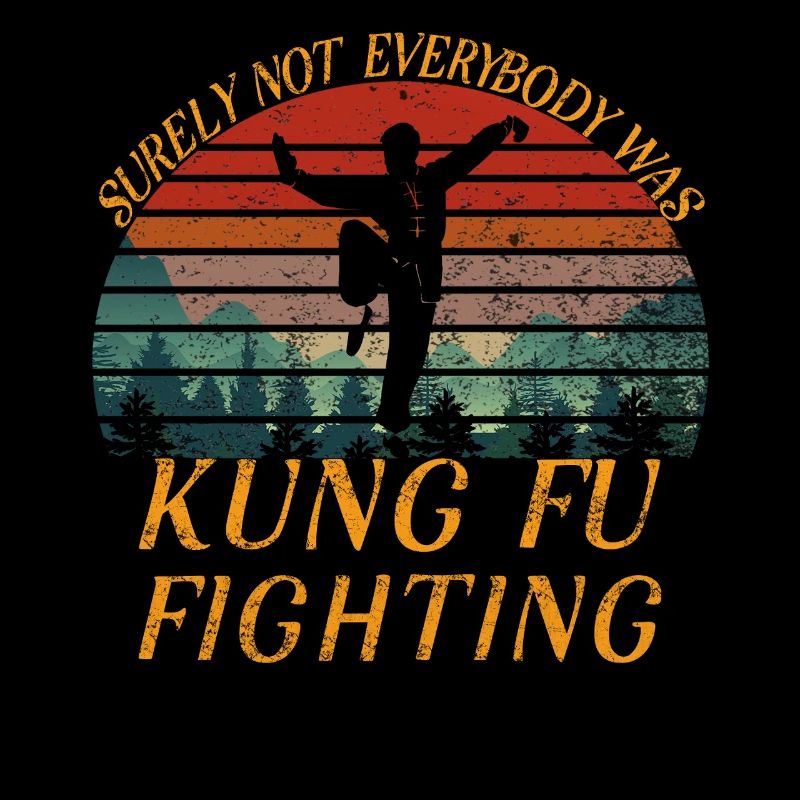 Combat de kung-fu avec les vibrations de la nature