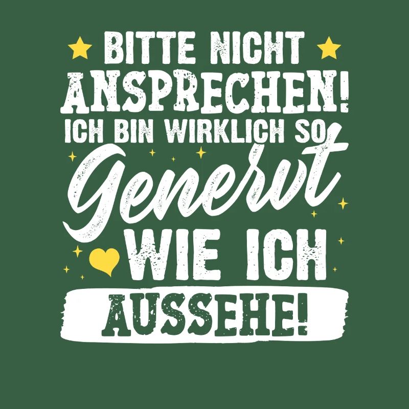 Malle BITTE NICHT ANSPRECHEN Lustiges