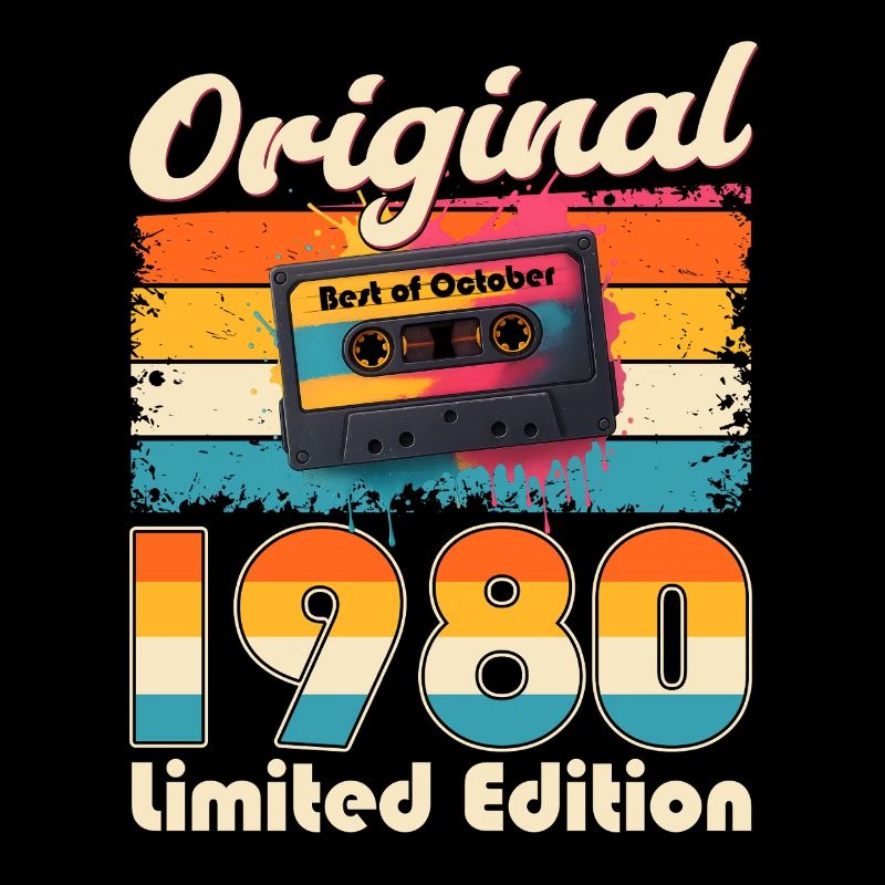 45th Birthday Cassette October Year 1980