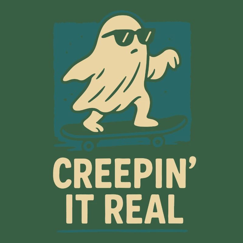 Creepin' It Real Funny Halloween Costume Design