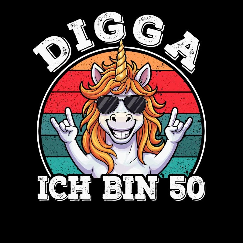 50. Geburtstag 50er 50ter Digga Ich bin 50 Jahre