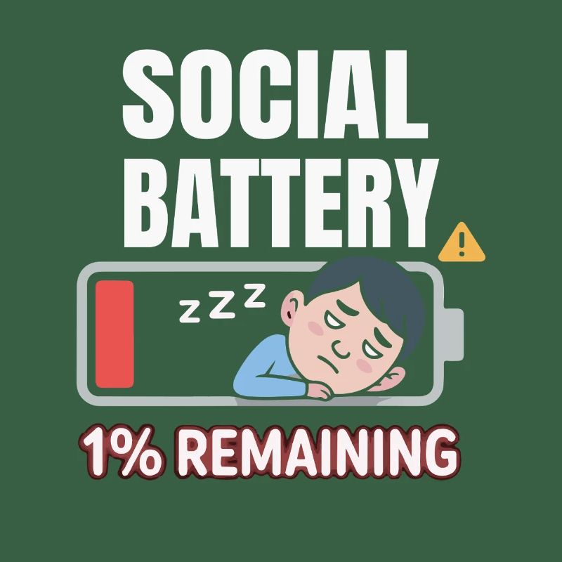Social Battery 1% Rest