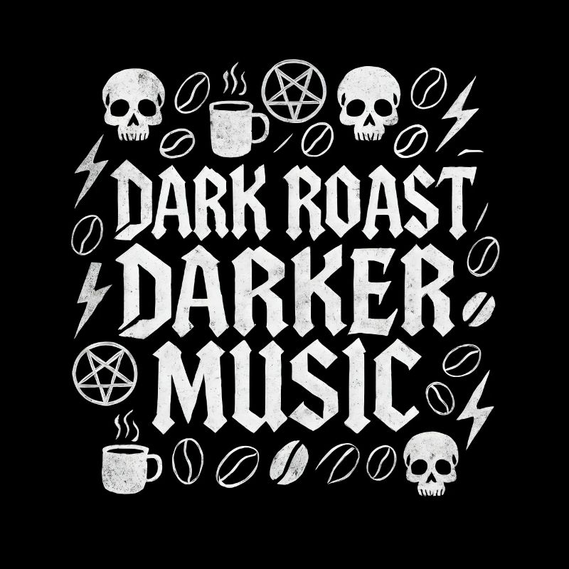 Dark Roast Kaffee Dunkle Musik Gothic Metal